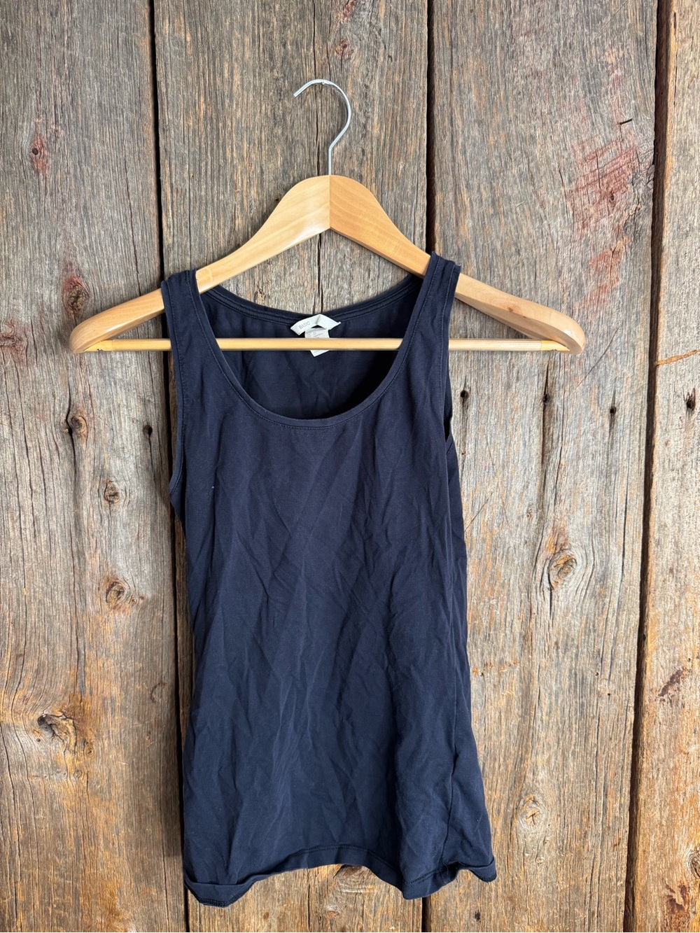 H&M Navy Scoop Neck Tank Top